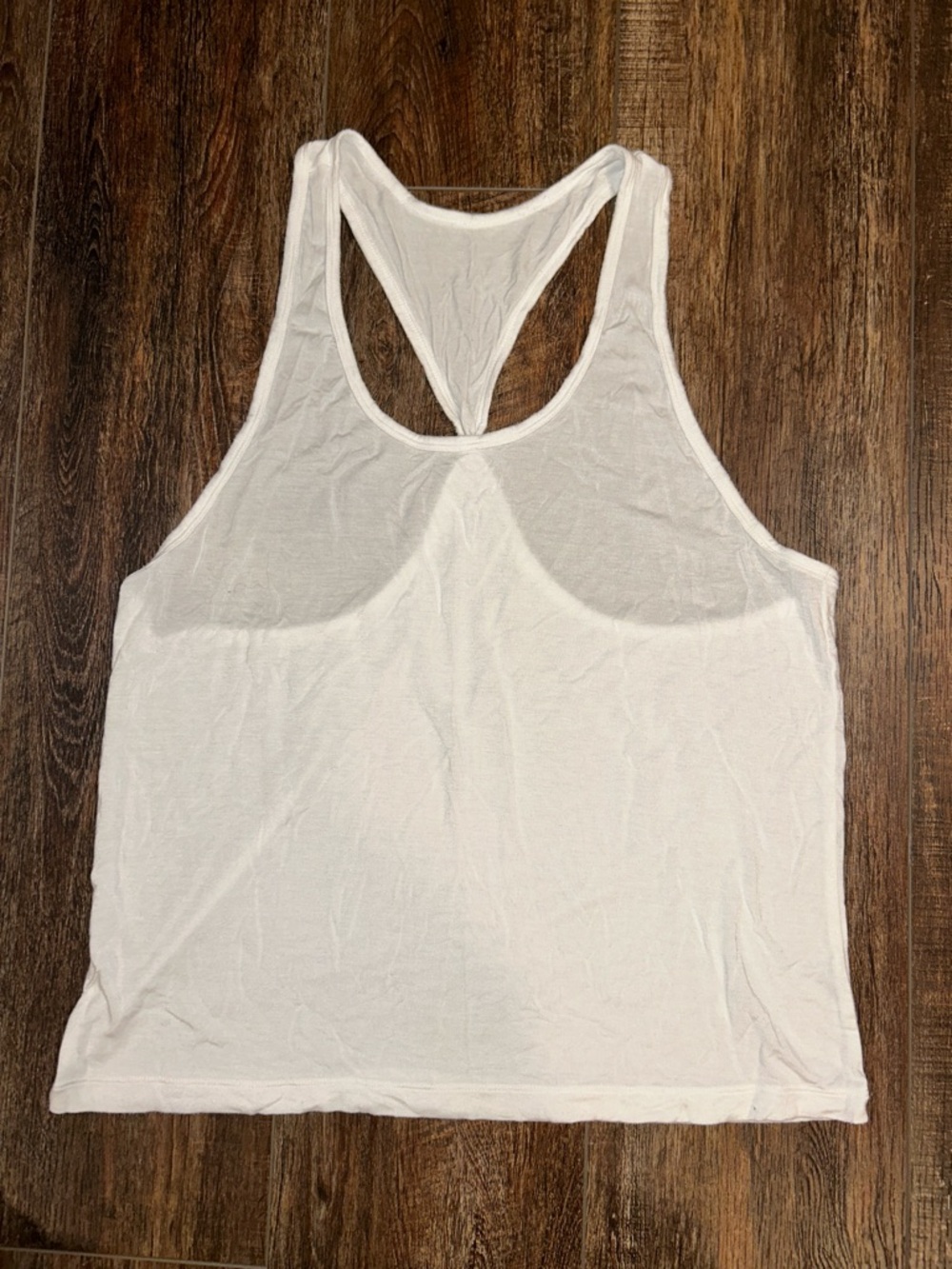 ALO Yoga White Racerback Tank - Lightweight Women's Tank